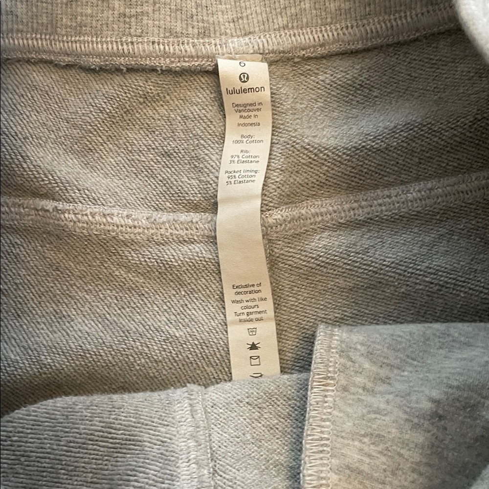 Lululemon Warm Down Jogger Heathered Vapor Size 6 - Picture 7 of 8